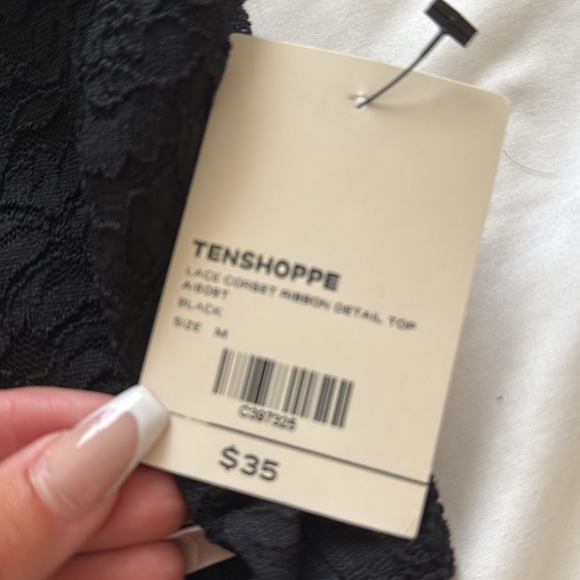 Tenshoppe corset lace crop top medium - Picture 4 of 4